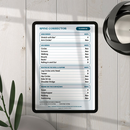 Pilates Barrels Study Guide + Classical Exercise Guide  - DIGITAL
