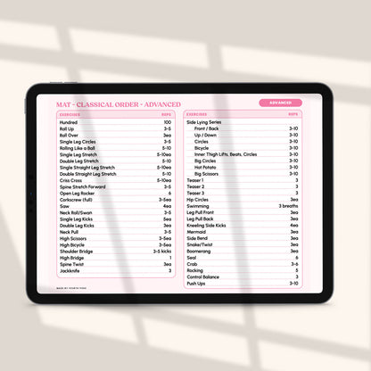 Classical Order Sequence Study Guides for Mat - DIGITAL